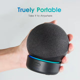 GGMM D4 D5 Original Battery Base Made for Echo Dot (4Th/5Th Gen) Charger Portable Battery Base for Amazon Alexa Smart Speaker
