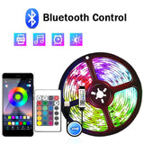 LED Strip Light RGB 1-30M 5050 15/LED USB Bluetooh Flexible Lamp Tape with Remote Control for TV Backlight Home Party Decoration