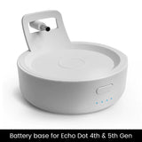 GGMM D4 D5 Original Battery Base Made for Echo Dot (4Th/5Th Gen) Charger Portable Battery Base for Amazon Alexa Smart Speaker