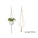 Hanging Planter Flowerpot Plant Holder Macrame Plant Hanger Wall Plant Holder Hanging Basket Flower Basket Balcony Decorations