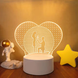 3D LED Lamp Creative 3D LED Night Lights Novelty Illusion Night Lamp 3D Illusion Table Lamp for Home Decorative Light