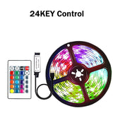 LED Strip Light RGB 1-30M 5050 15/LED USB Bluetooh Flexible Lamp Tape with Remote Control for TV Backlight Home Party Decoration