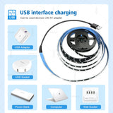 USB UV LED Strip Light Glow in Dark Led Blacklight 385-400Nm Ultraviolet UV Lamp for Halloween Fluorescence Party Neon Posters