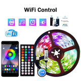 LED Strip Light RGB 1-30M 5050 15/LED USB Bluetooh Flexible Lamp Tape with Remote Control for TV Backlight Home Party Decoration
