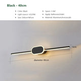 Modern LED Wall Lamps White Black Mirror Headlights Base Decor Walls Sconce for Bathroom Bedroom Living Room Indoor Lighting