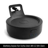 GGMM D4 D5 Original Battery Base Made for Echo Dot (4Th/5Th Gen) Charger Portable Battery Base for Amazon Alexa Smart Speaker