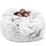 Soft Warm 180*90Cm Fur Giant Removable Washable Bean Bag Bed Cover Comfortable Living Room Furniture Lazy Sofa Coat