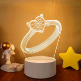 3D LED Lamp Creative 3D LED Night Lights Novelty Illusion Night Lamp 3D Illusion Table Lamp for Home Decorative Light