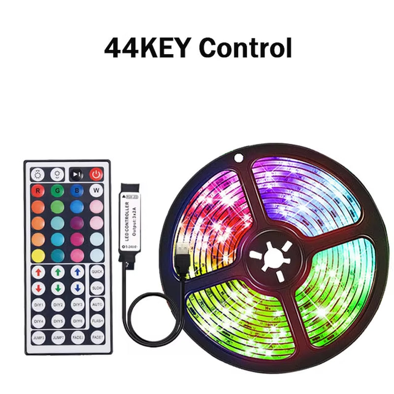 LED Strip Light RGB 1-30M 5050 15/LED USB Bluetooh Flexible Lamp Tape with Remote Control for TV Backlight Home Party Decoration