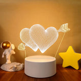 3D LED Lamp Creative 3D LED Night Lights Novelty Illusion Night Lamp 3D Illusion Table Lamp for Home Decorative Light