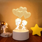 3D LED Lamp Creative 3D LED Night Lights Novelty Illusion Night Lamp 3D Illusion Table Lamp for Home Decorative Light
